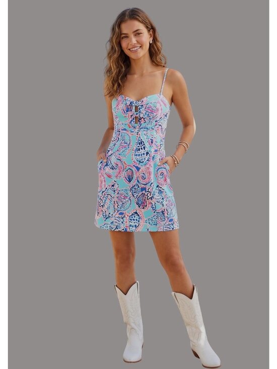 Lilly Pulitzer Dresses & Skirts - Lilly Pulitzer  Shell Me About It Petra Sundress  Mini Dress Women's Size XS